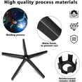 thumbnail image 5 of Office Chair Caster Wheels Replacement (Set of 5), 28'' Heavy Duty Office Chair Base Replacement, 5 of 8