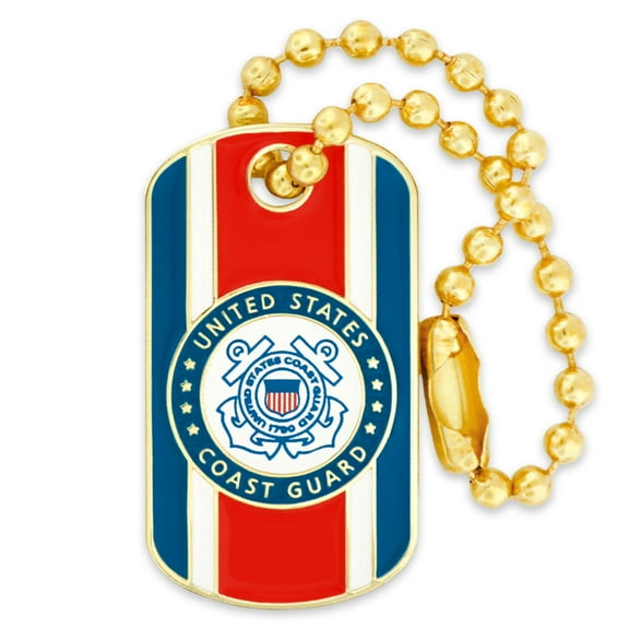 PinMart's Officially Licensed U.S. Coast Guard Dog Tag Pin