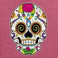 thumbnail image 5 of Wild Bobby Day Of The Dead Sugar Skull Pop Culture Men Graphic Tee, Vintage Heather Red, XX-Large, 5 of 5