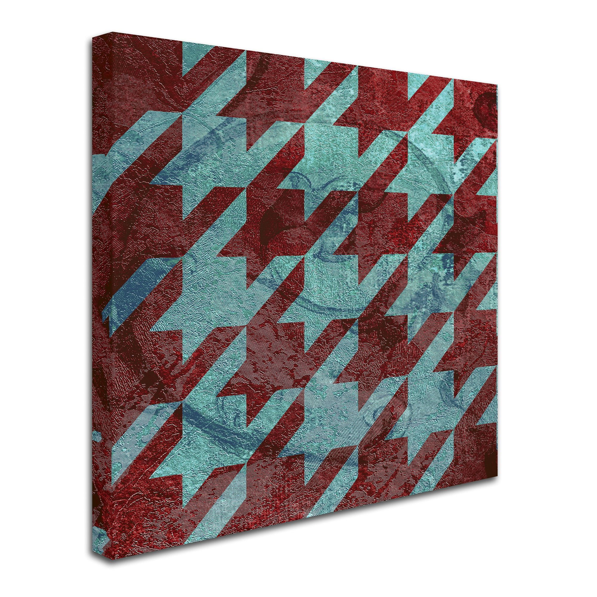 Trademark Fine Art "Houndstooth IV" Canvas Art by Color Bakery