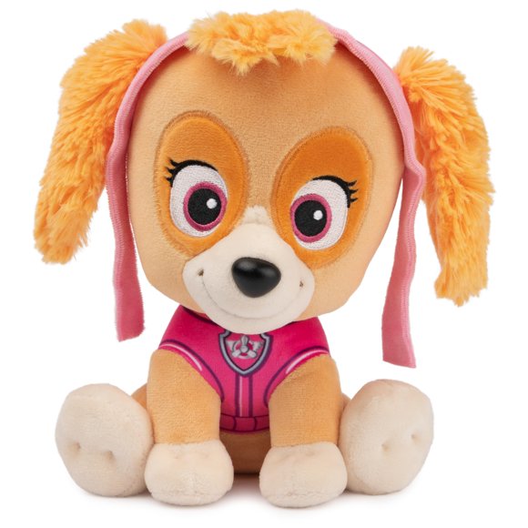 Peluche Paw Patrol GUND Skye con uniforme de piloto aviador 9