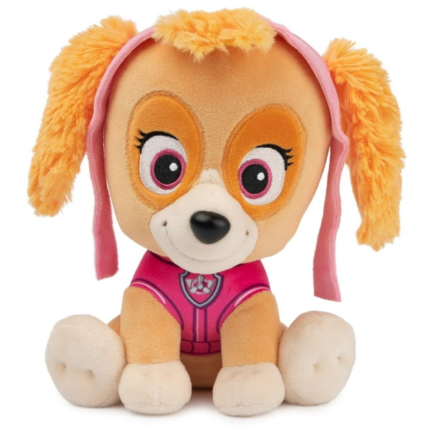 Peluche Paw Patrol GUND Skye con uniforme de piloto aviador 9