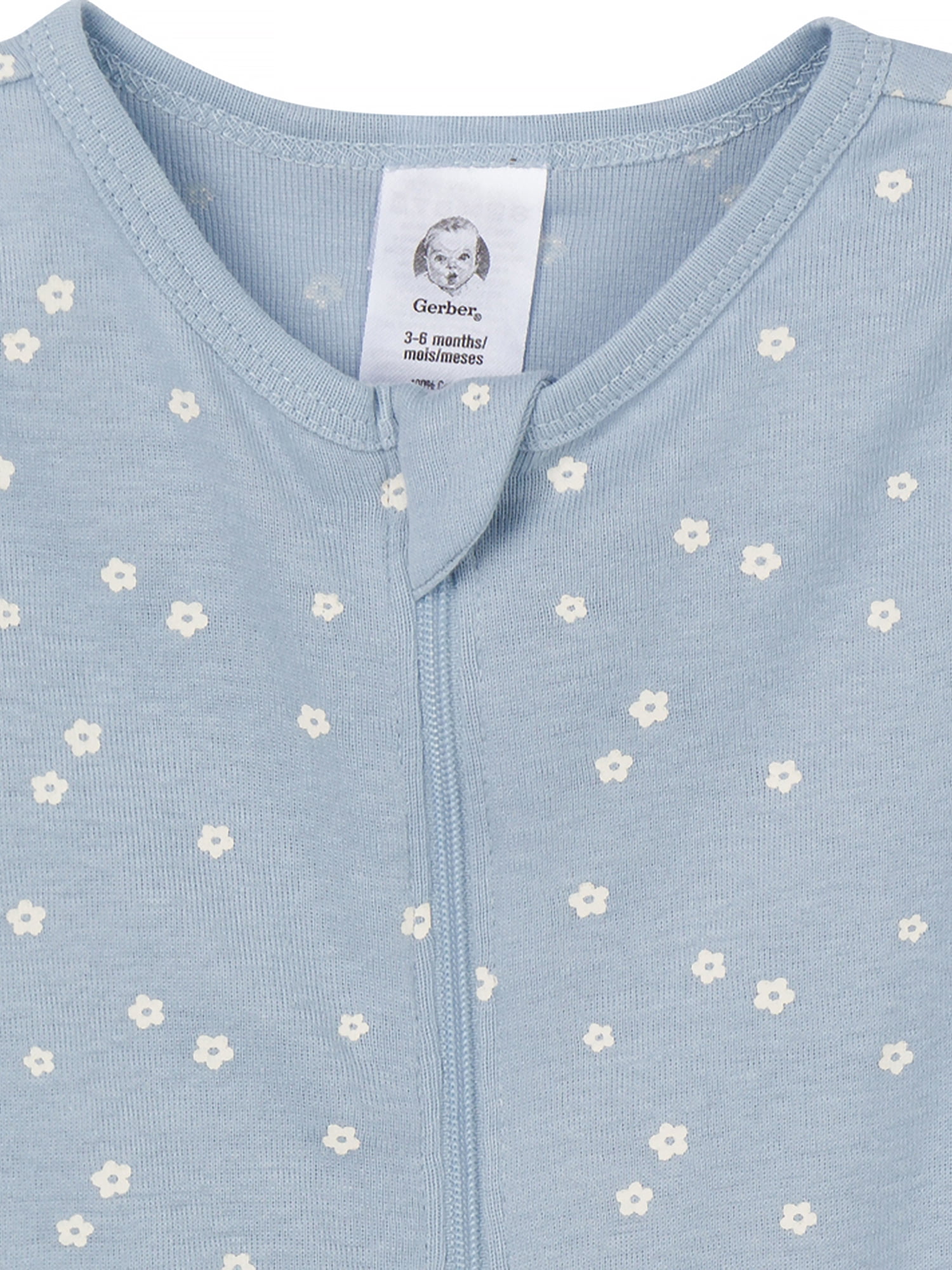 Gerber Gender Neutral Sleep ´N Play Footed Pajamas, 2-Pack, Sizes Preemie - 6/9 Months