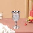 thumbnail image 3 of 3x Copas Pequeñas de Metal Clásicas Retro, Copa en Relieve, Creativa, Elegante, para El Hogar, Bodas, Fiestas, Estilo Europeo 3 piezas, 3 of 8
