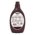 thumbnail image 3 of Hershey's Zero Sugar Chocolate Syrup, Bottle 17.5 oz, 3 of 9