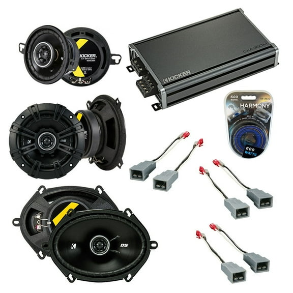 Fits Ford Thunderbird 1983-1985 Speaker Upgrade Kicker DS Series & CXA360.4 Amp