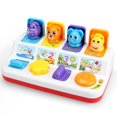 thumbnail image 1 of Juguetes de cuco emergentes de cinco estrellas para niños, juguetes educativos de caja de interruptores para educación preescolar, color blanco, 1 of 5