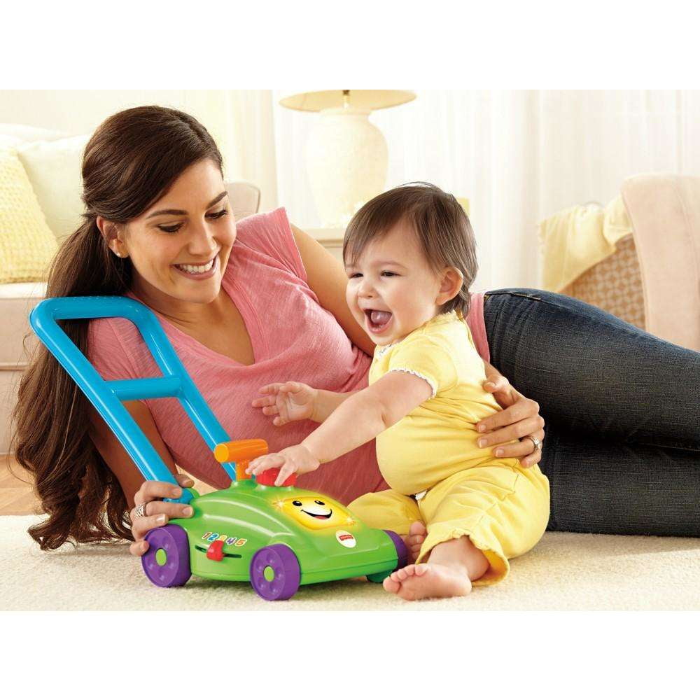 Fisher price smart stages lawn sales mower