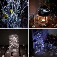 thumbnail image 5 of Luces solares de hadas para exteriores, 200 LED, 22 m, 8 modos, IP65, luces de hadas impermeables para el hogar, jardín, boda y fiesta de Navidad, blanco frío, 5 of 5