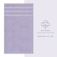 thumbnail image 4 of American Soft Linen Luxury Turkish Hand Towel Set, 100% Cotton 4 Piece Hand Face Towels for Bathroom and Kitchen, Lilac, 4 of 9