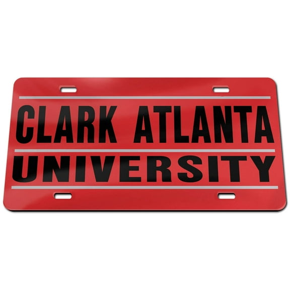 WinCraft Clark Atlanta University Panthers Red Classic License Plate