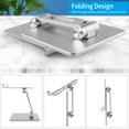 thumbnail image 3 of Graflsoa Adjustable Aluminum Alloy Phone & Tablet Stand, Foldable & Portable, Anti-Slip Design, Silver/Grey, 180° Angle, Lightweight & Durable, 3 of 6