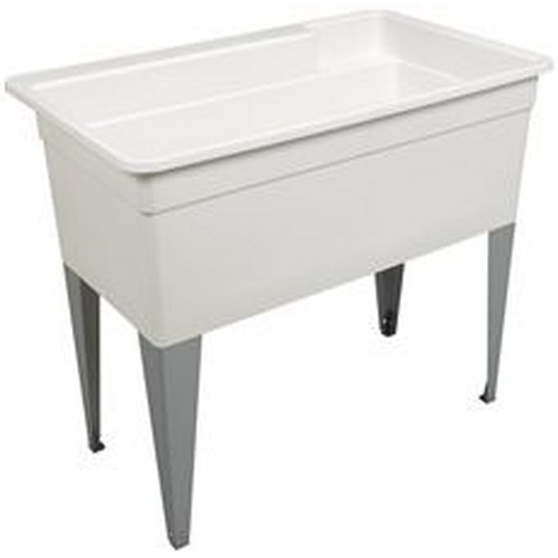 Bigtub Utilatub 36Gallon FloorMount Utility Tub, 34 X 40 X 24 In
