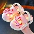 thumbnail image 2 of JUMEYU Clogs for Toddlers Kids Boys & Girls Clogs Children's Beach Shoes Classic Clogs Little Kid Size 8.5 (Pink,8.5 Toddler), 2 of 8
