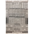 thumbnail image 1 of Casavani Handmade Pure Cotton Rug Indian Gray Flat Weave Yoga Mat 10x10 Feet, 1 of 5
