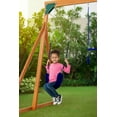 thumbnail image 5 of Trailside Wooden Swingset with Two Swings & Trapeze -  Available in 7 Color Options!, 5 of 5