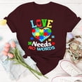 thumbnail image 4 of CHENge Autism Awareness Shirt Women Autism Support Month T Shirts Autism Mom Tee Autistic Acceptance Inspirational Tops, 4 of 5