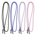 thumbnail image 2 of Miangastore 4Pcs Colorful Leather Glasses Neck Strap String Rope Band Leather Eyeglass Cord Adjustable End Glasses Holder (Blue, Purple, Black and Pink), 2 of 8