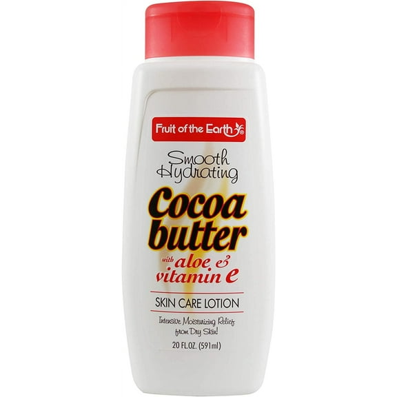Fruit of the Earth Smooth Hydrating Cocoa Butter Lotion 20 oz.