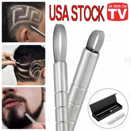 Kingslim Professional Hair Engraving Pen Shaver Beard Hair Design Razor Eyebrows