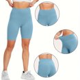 thumbnail image 5 of Womens Leggings Workout Out Leggings Fitness Sports Running Yoga Athletic Pants Shorts High Waist Biker Shorts High Waist Biker Shorts Summer Capri Gym Athletic Shorts for Women Safety Pants, 5 of 10