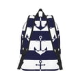 thumbnail image 3 of Balery Anchors Vintage Canvas Backpack for Men and Women - Large Capacity, Durable Travel Laptop Bag for School, Work, Hiking, and Outdoor Activities, 3 of 7