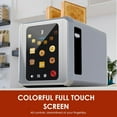 thumbnail image 2 of Touch Screen Toaster 2 Slice, 1.5''  Wide Slot Stainless Steel with Digital Timer, 6 Bread Types & Shade Settings, Reheat/Defrost, Silver, 2 of 8