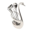 thumbnail image 4 of Soporte para fruta postre tenedores Base de cisne vajilla decorativa para 6 das Gloria Utensilios de cocina con soporte, 4 of 5