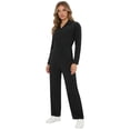 thumbnail image 1 of CHICTRY Combinaison de Mécanicien pour Hommes Combinaison pour Femmes Salopette Manches Longues Combinaisons Body Rave Noir 3TG, 1 of 3