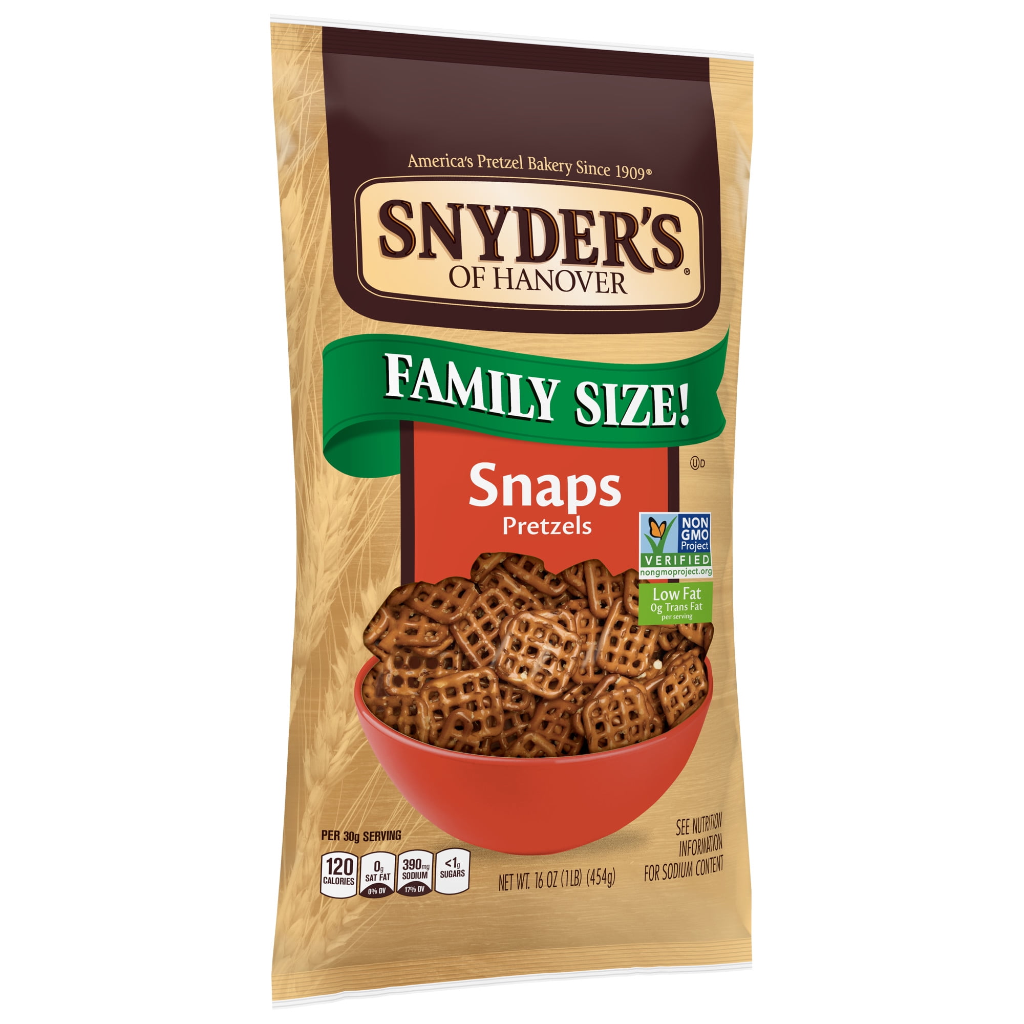 Snyder S Of Hanover Pretzel Snaps 16 Oz Bag Walmart Com Walmart Com