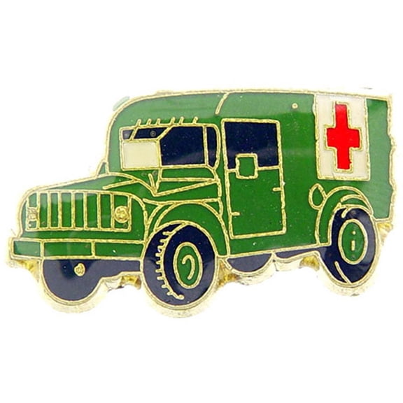 Eagle Emblems P14865 Pin - Ambulance, Military - 1.125 in.