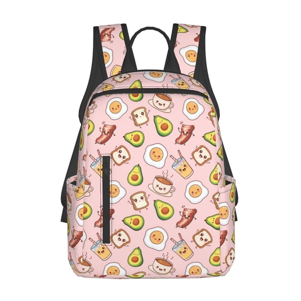 Disketp Breakfast Mochila Ligera e Impermeable, Mochila de Día Resistente para Viajes, Senderismo y Uso Diario para Hombre y Mujer
