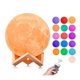 thumbnail image 3 of ZHAOCHENG Luz de noche Luna 3D multicolor, 3 of 3