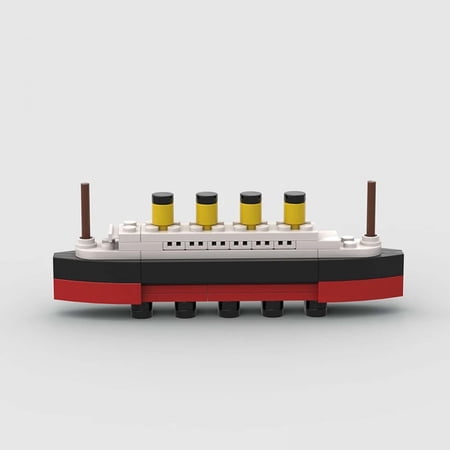 Titanic Break In Half RMS Cruise Sank Building Blocks Moc Ship Boat 3D Plastic Model DIY Steamboat Gifts Kids Toys City Movie