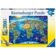 thumbnail image 2 of Rompecabezas Ravensburger con mapa de monumentos del mundo, 200 piezas, 2 of 6