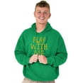 thumbnail image 4 of Play With Me Gamer Funny Nerdy Geeky Men's Big & Tall Graphic Hoodie Brisco Brands 3X, 4 of 4