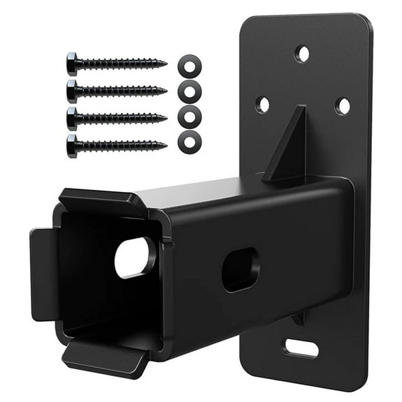 Versatile Bike Rack Wall Mount Hitch Receiver Storage Organizer for Garage,2-inch,300 lbs Capacity,Black Steel Cargo Carrier Holder