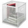 Whitmor Collapsible Crate - Plastic -White- For all Ages