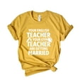 thumbnail image 4 of Your English Teacher and Your Gym Teacher Block - Women's Short Sleeve Tee, 4 of 8