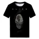 thumbnail image 3 of Summer New Alien Art 3D Print T-shirt For Men Clothing Daily Casual T-shirt Horror Alien Movie Graphic Harajuku Tops Tee Shirts, 3 of 5