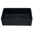 thumbnail image 4 of ALFI brand AB3320SB-BM 33 inch Black Reversible Single Fireclay Farmhouse Kitchen Sink, 4 of 10