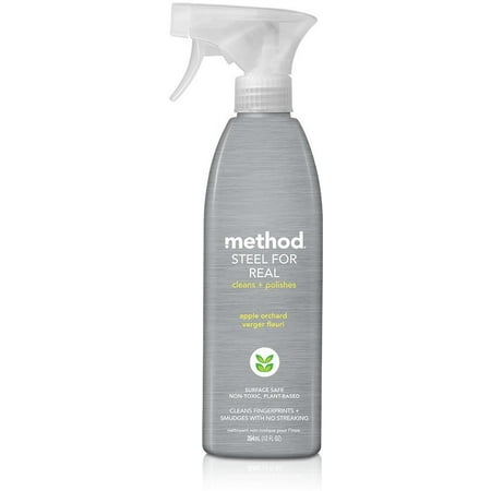 Collection Stainless Steel Finish - Method Steel For Real Stainless Steel Polish, Apple Orchard 12 oz