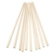 Wooden Dowels: 1/4 x 12 inch Unfinished Wood Rods