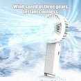 thumbnail image 4 of Kraoden Portable Mini Handheld Fan, USB Rechargeable, Adjustable 3 Speed Small Fan for Indoor and Outdoor Use, Ideal for Stylish Men, Women, and Children, 4 of 6