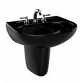 thumbnail image 5 of TOTO® Supreme® Oval Wall-Mount Bathroom Sink with CEFIONTECT and Shroud for 4 Inch Center Faucets, Sedona Beige - LHT241.4G#12, 5 of 6