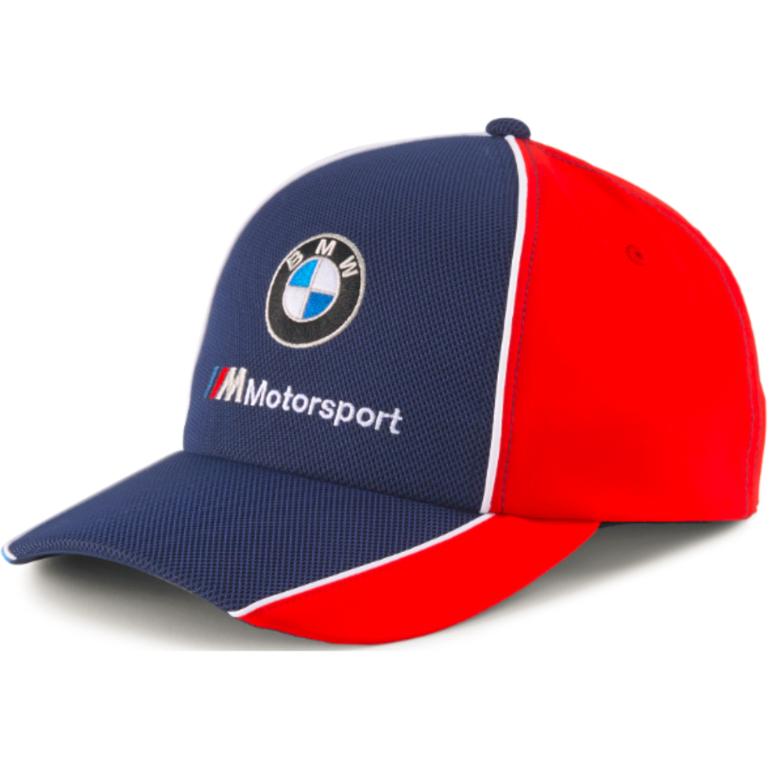 BMW M Motorsport Puma Baseball Hat - Black/White/Navy 