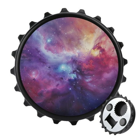 

ZHANGS Nebula And Star Cluster-481 Strong Fridge Magnets Funny Refrigerator Magnets with Can Opener Decorative Magnetic Sticker for Kitchen Office Whiteboard Cabinet And Dishwasher