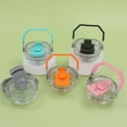 thumbnail image 4 of Craetive Replacement Plastic Cup Lid With Handle Spill Proof For 30oz Tumblers Flicks Straw Sealing Covers, 4 of 8