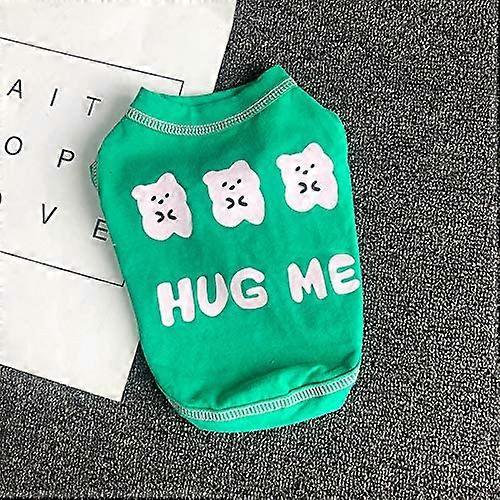 Ropa para mascotas con estampado de letras, ropa para perros pequeños y medianos, disfraz para cachorros Yorkshire.