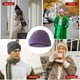 thumbnail image 4 of Qarigey Gorro de lana de tendencia, buena elasticidad, gorras clásicas de pescador sin borde, tocados crimpables a prueba de viento para montañismo, Sombreros Lavanda Qarigey AP009365-16B, 4 of 6